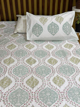 Blockprint Cotton Bedsheet