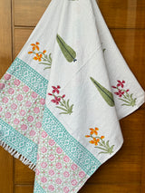 Blockprint Soft Cotton Towel (60*30 inches)