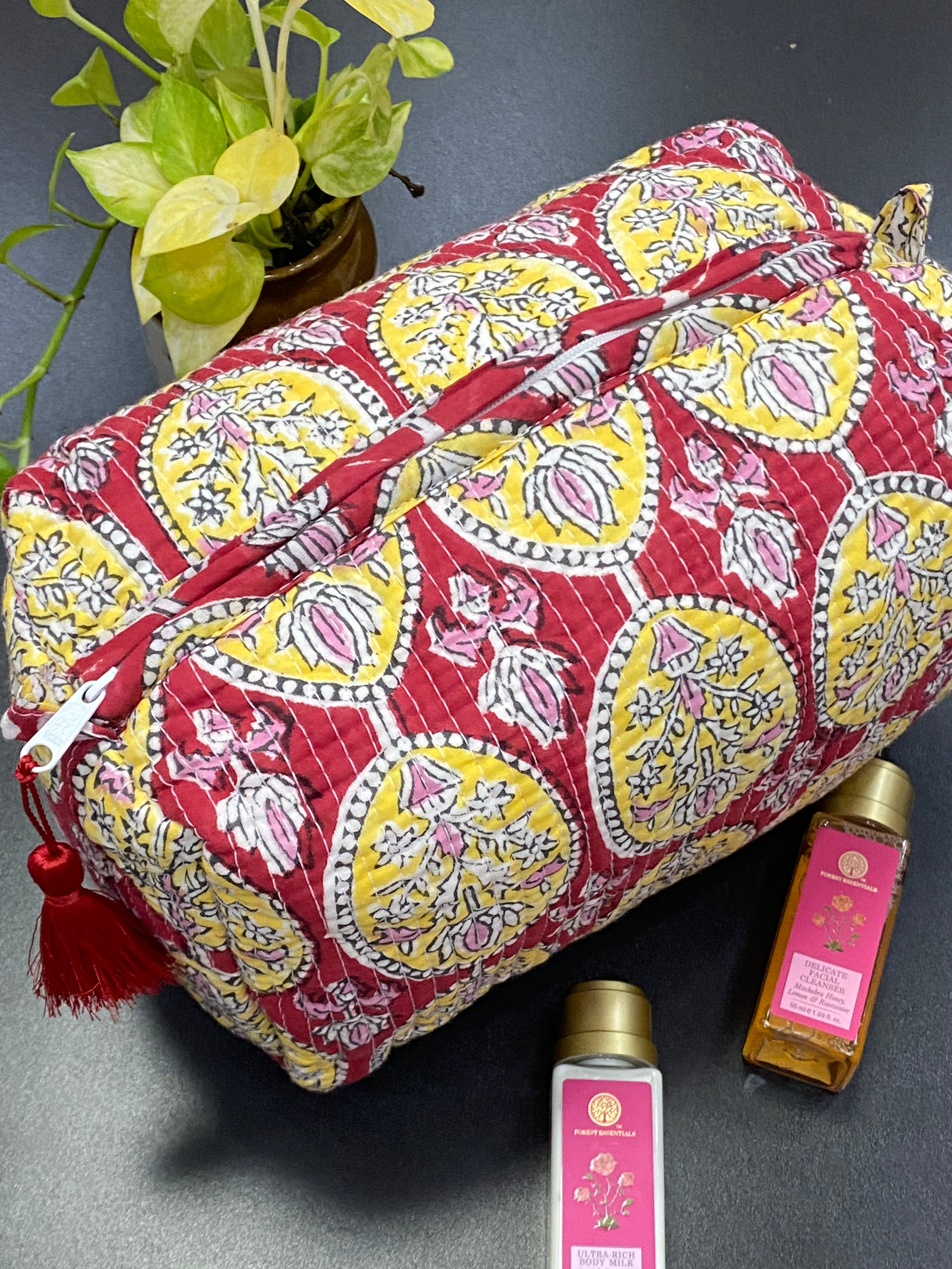 LARGE Multipurpose Quilted Pouch/ Bags