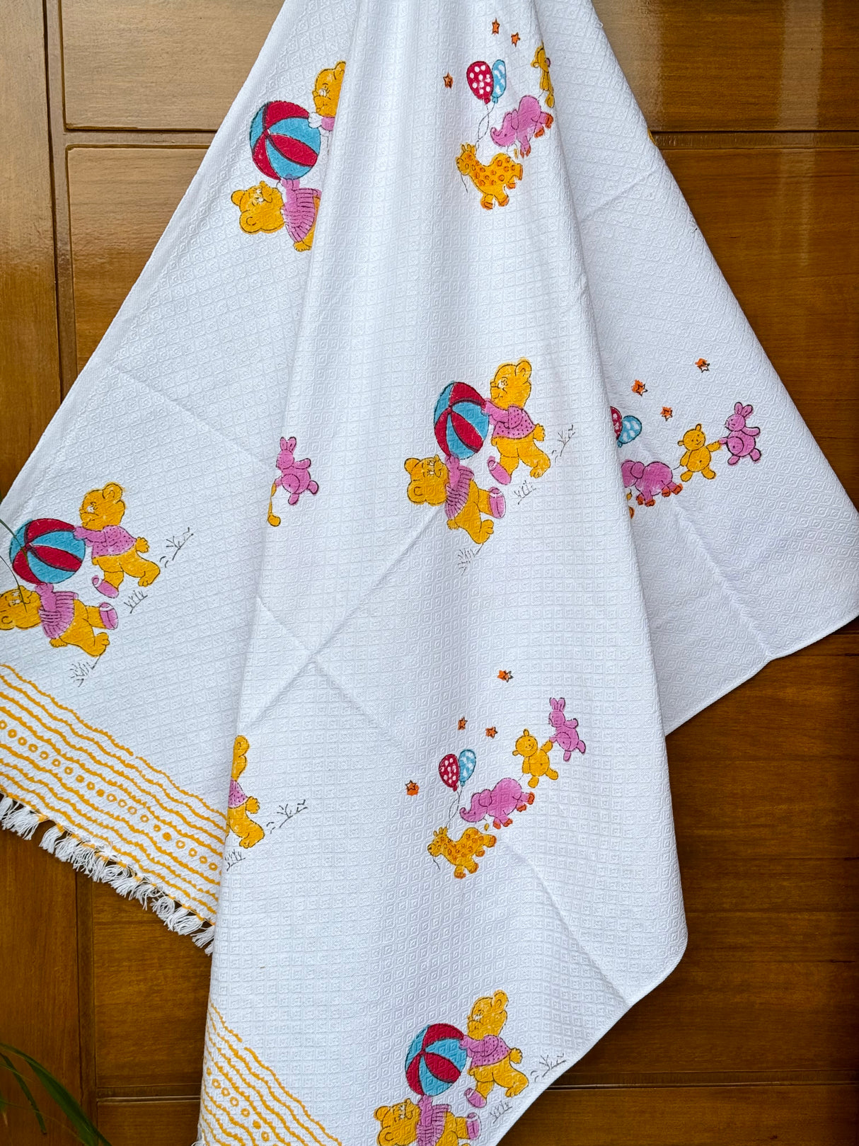 Circus Blockprint Soft Cotton Towel (60*30 inches)