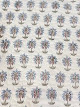 Double Size Quilted Blockprint REVERSIBLE Mulmul Bedcover (90*108 inches)