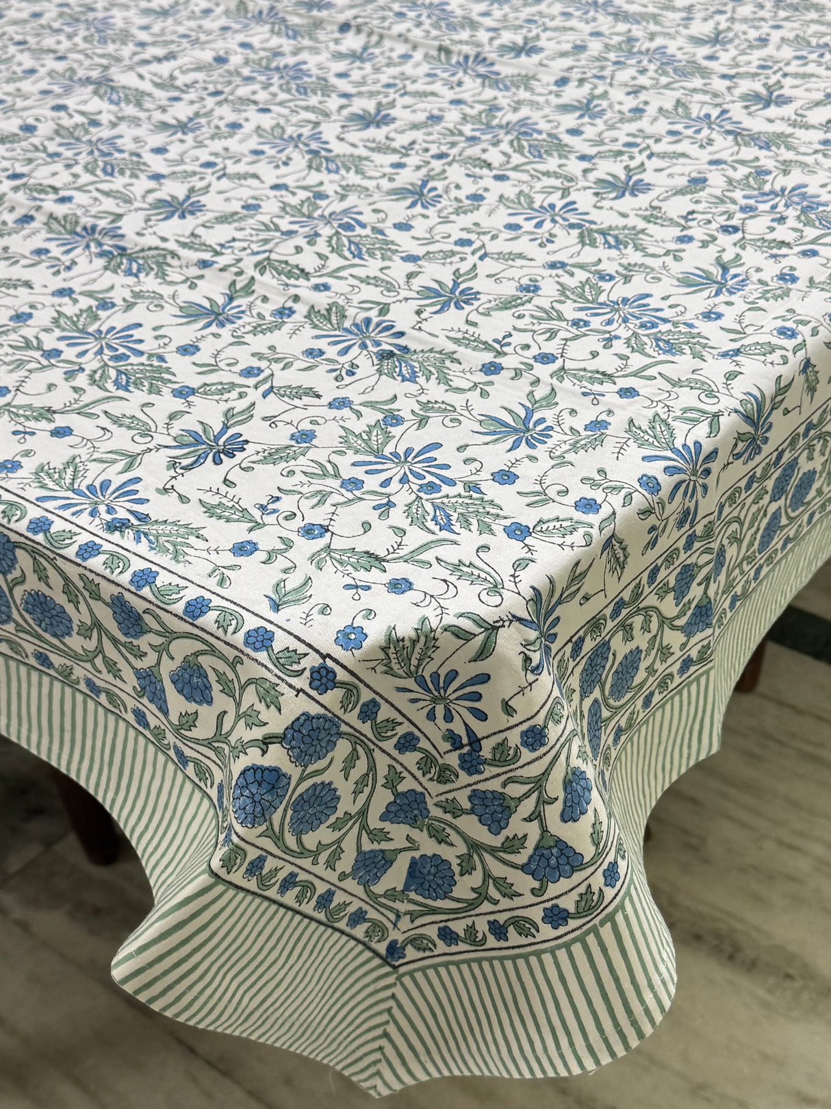 Blockprint Table Cloth 8 Seater (108*60 inches)