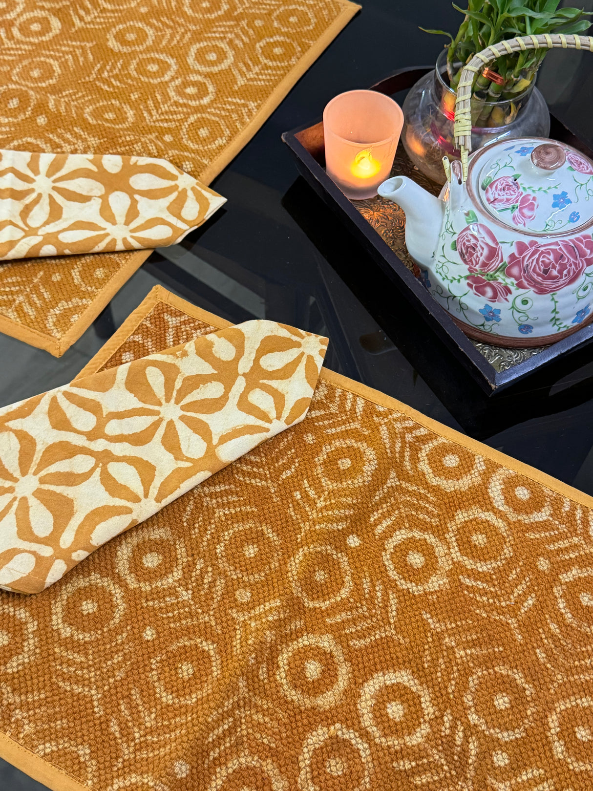 Kilim Table Mat & Napkin Set- 6 Seater