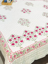 Blockprint Bedsheet & Quilt Set