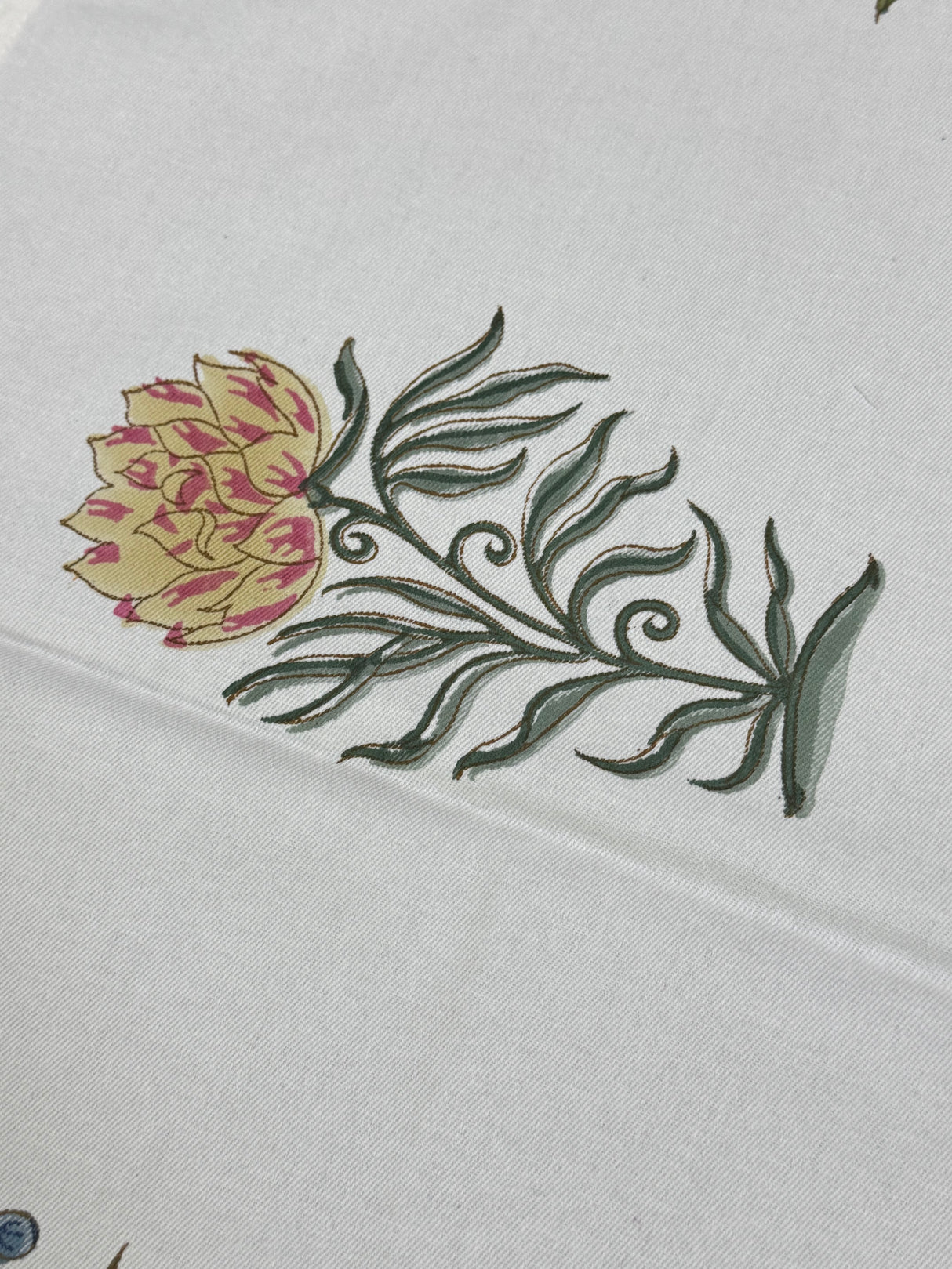 Blockprint Cotton Table Runner