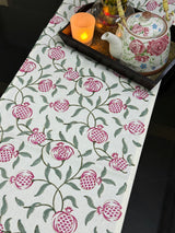 Blockprint Cotton Table Runner