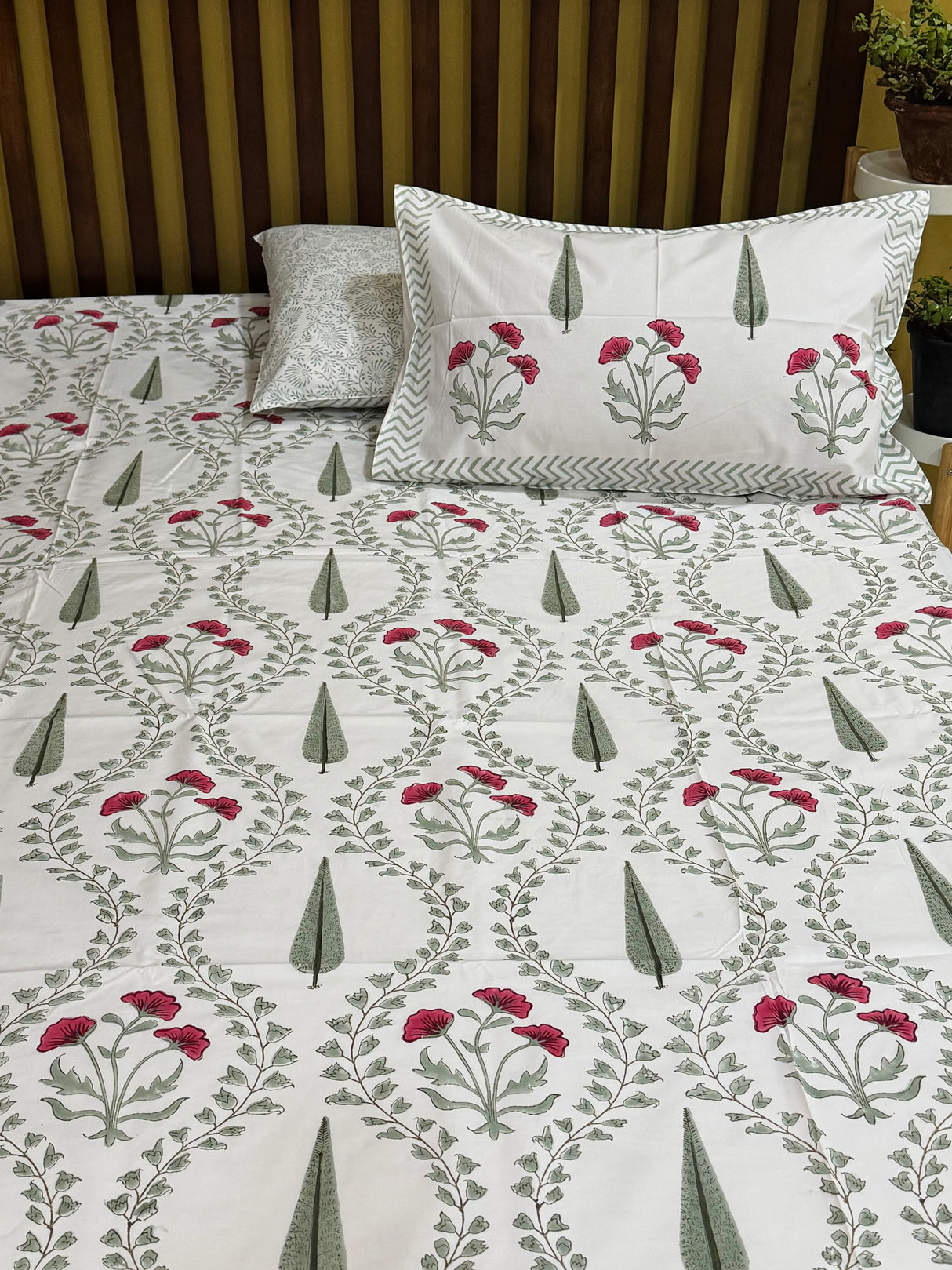 Blockprint Cotton Bedsheet