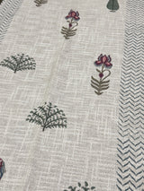 Blockprint Cotton Slub Table Runner