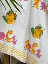 Jungle Safari Blockprint Dohar