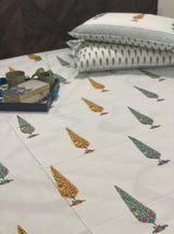 Blockprint Bedsheet & Quilt Set