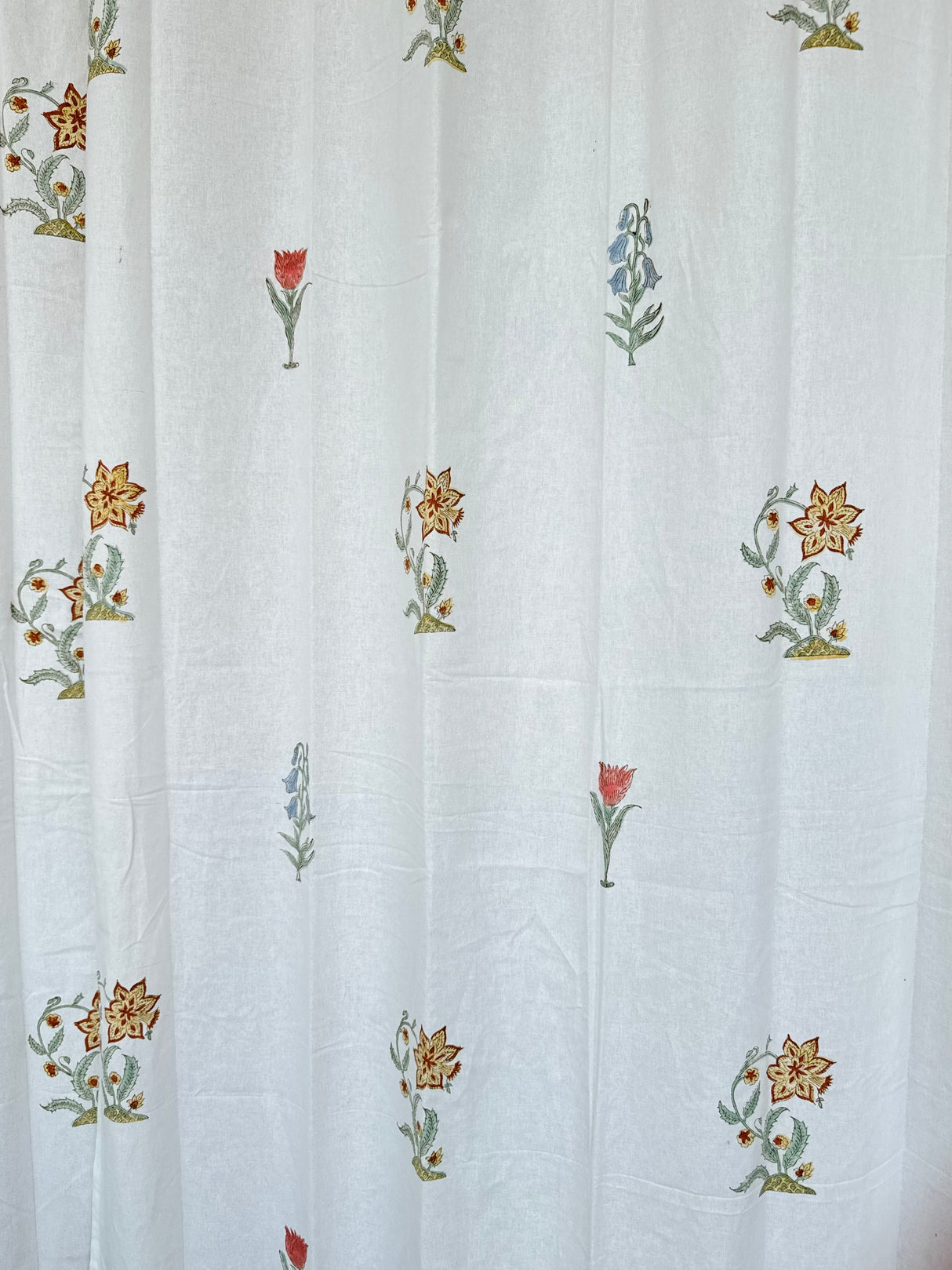 Beautiful Jaipur Blockprint Cotton Curtain