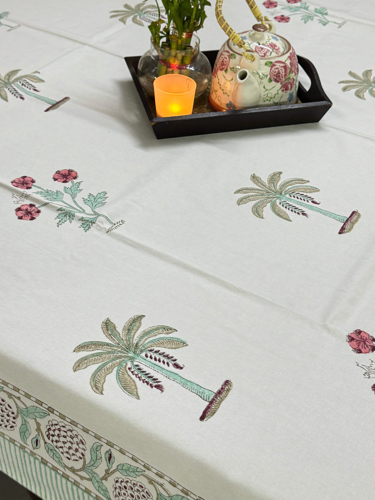 Blockprint Table Cloth 4 Seater (60*60 inches)