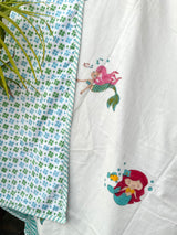 Mermaids Paradise- Layered Kids Blanket