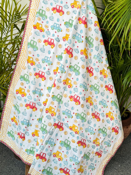 little-cars-print-kids-cotton-blanket
