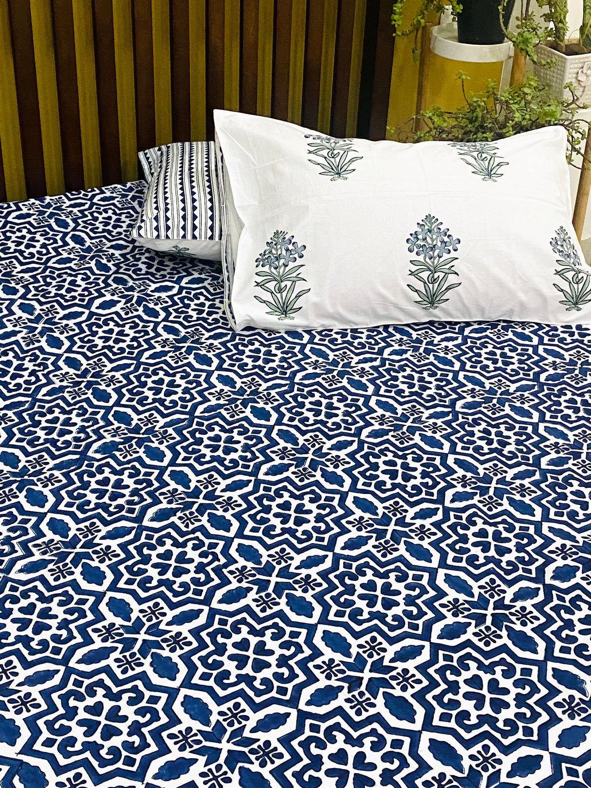 Blockprint Cotton Bedsheet