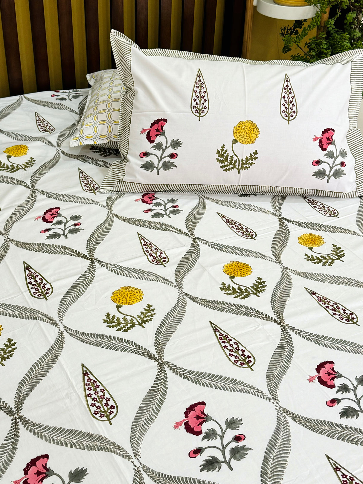 Blockprint Cotton Bedsheet