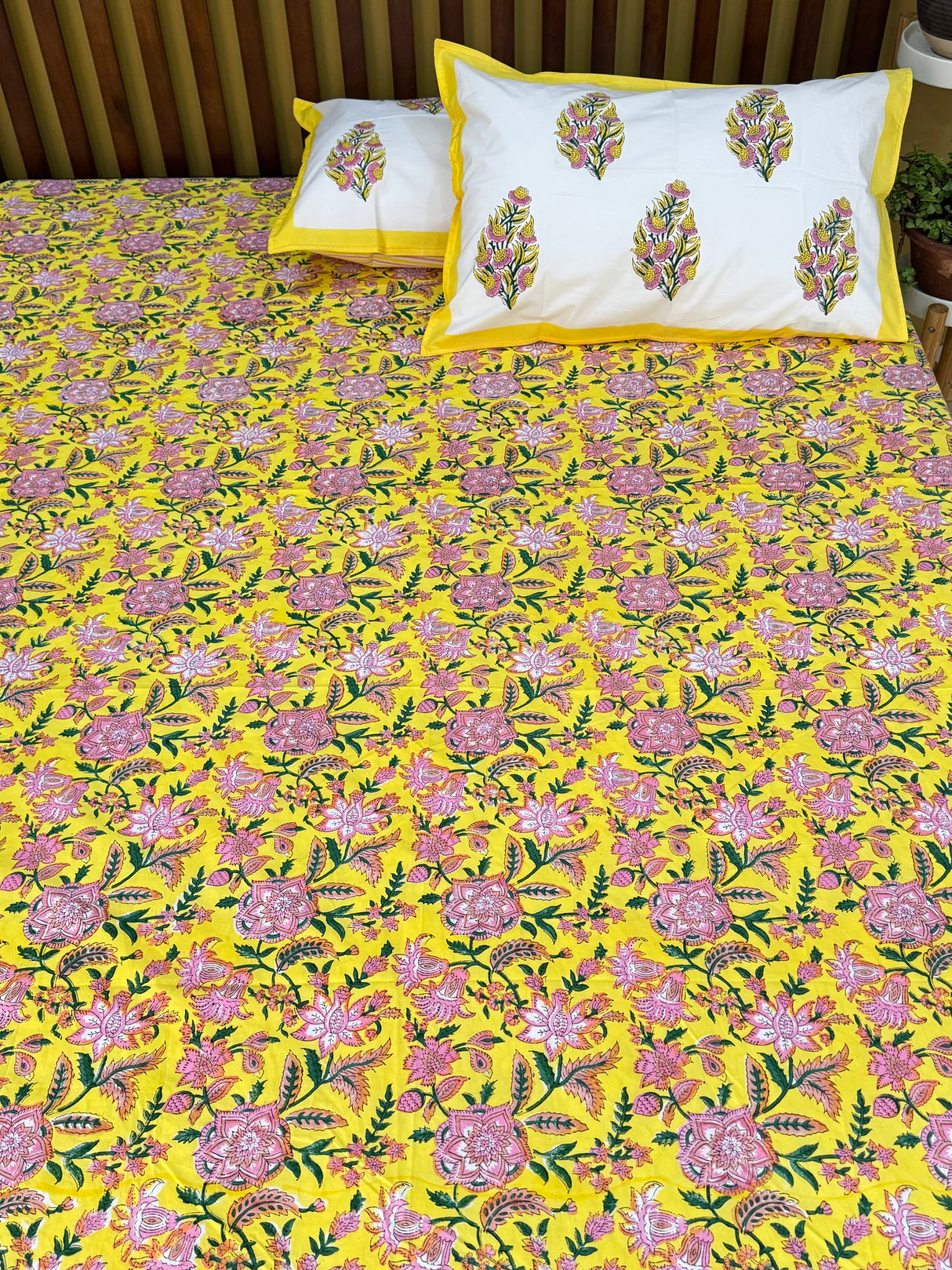 Blockprint Cotton Bedsheet