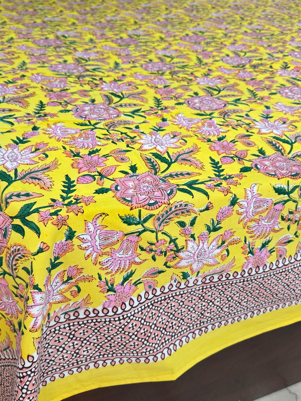 Blockprint Cotton Bedsheet