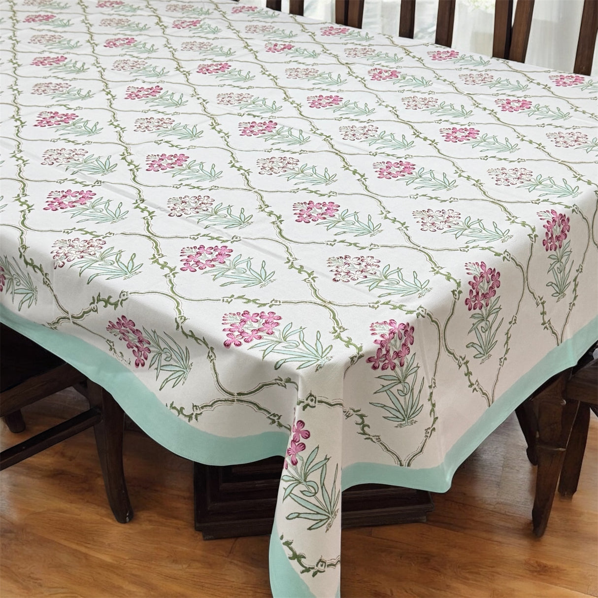 Blockprint Table Cloth 8 Seater (108*60 inches)