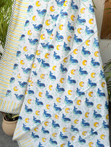 Cute Dolphins Handcrafted Kids Cotton Blanket