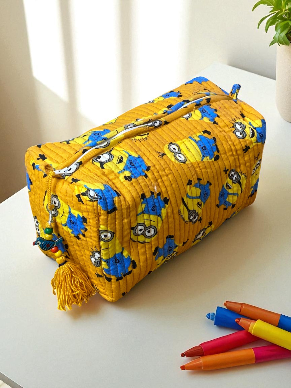 Adorable Minions LARGE Pouch