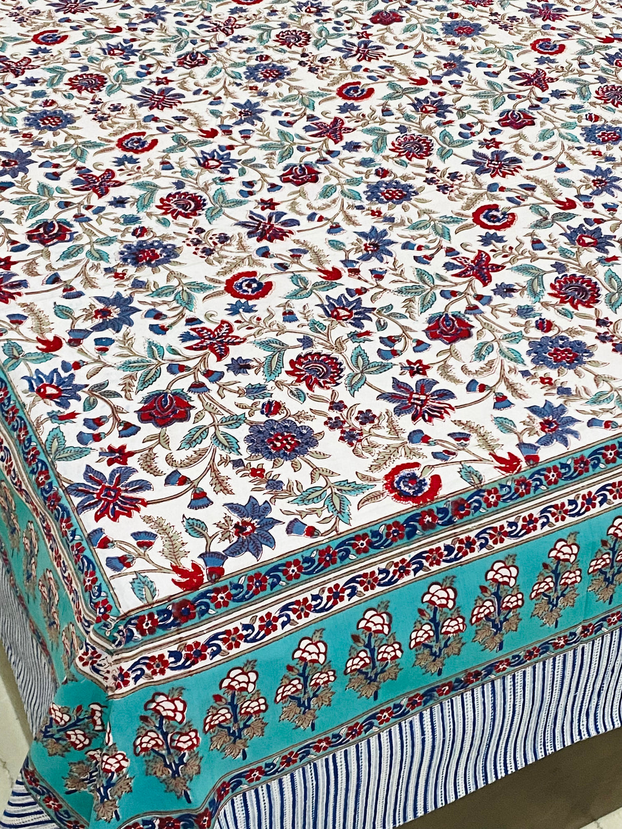 Blockprint Cotton Bedsheet