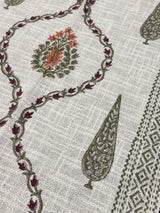 Blockprint Cotton Slub Table Runner