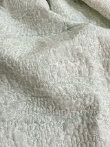 KING Size Quilted Blockprint REVERSIBLE Mulmul Bedcover (108*108 inches)