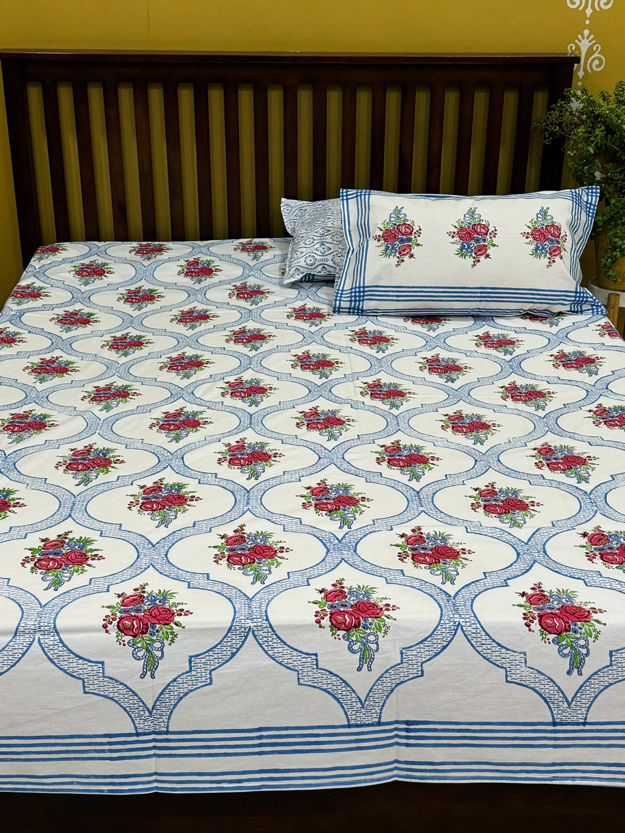 Blockprint Cotton Bedsheet