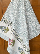 Blockprint Soft Waffle Cotton Towel (60-30 inches)