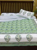 Blockprint Bedsheet & Quilt Set