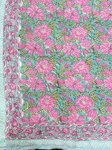 Blockprint Bedsheet & Quilt Set