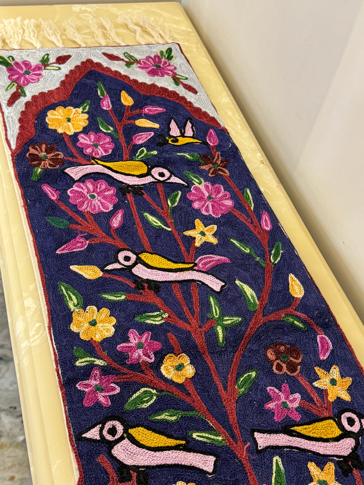 Kashmiri Embroidery Table Runner (48*12.5 inches)