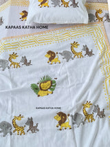 Lion King- Baby Cot Bedding (cot sheet, dohar, pillowcase)
