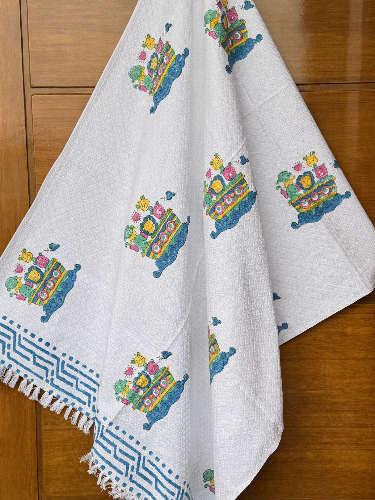 Blockprint Soft Cotton Towel (60*30 inches)