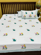 Blockprint Cotton Bedsheet