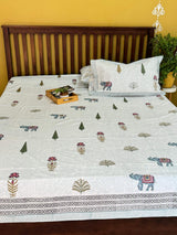 Blockprint Cotton Bedsheet