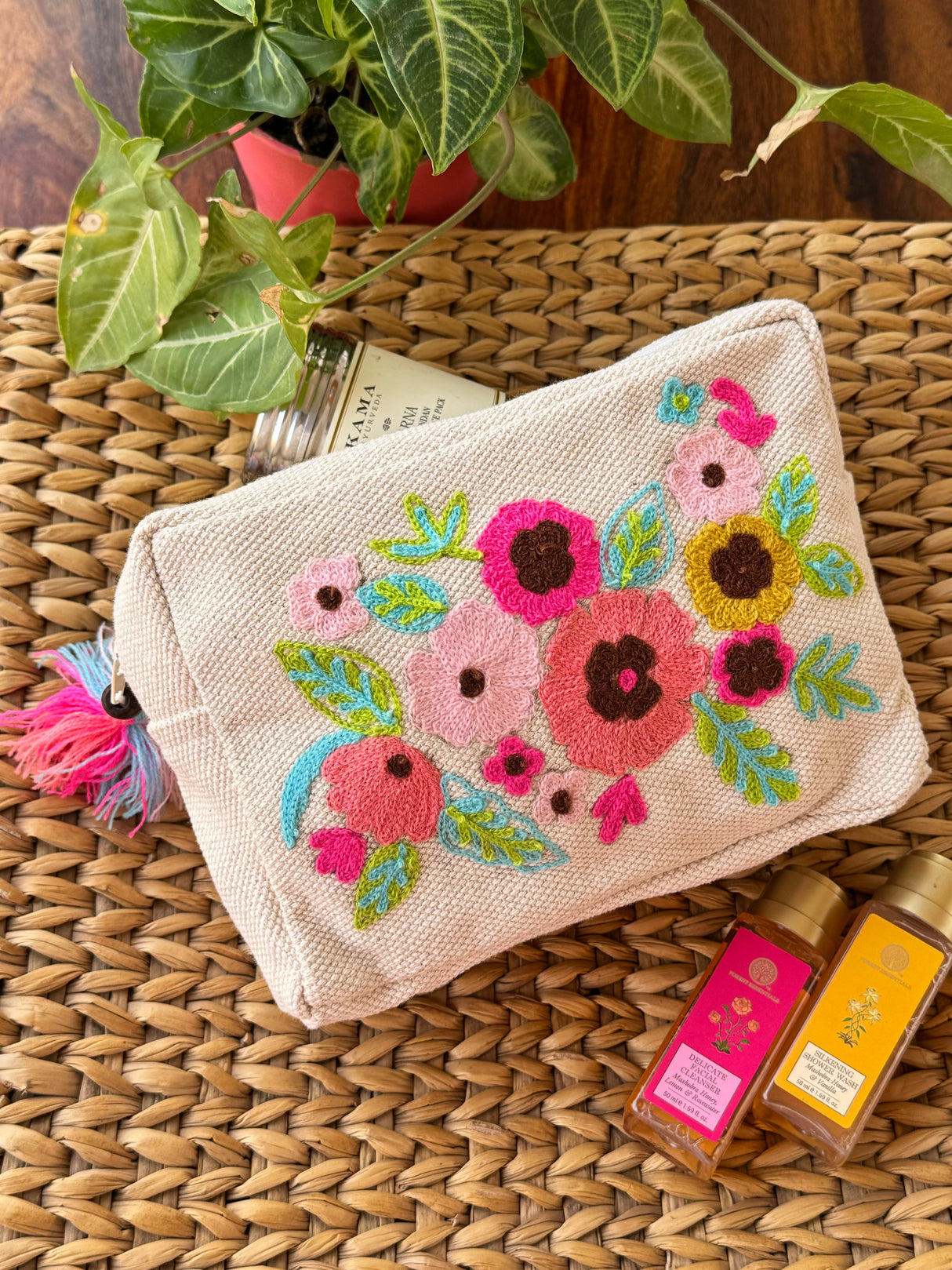 Embroidered Multipurpose Pouch