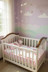 Unicorn- Baby Cot Bedding (cot sheet, dohar, pillowcase)