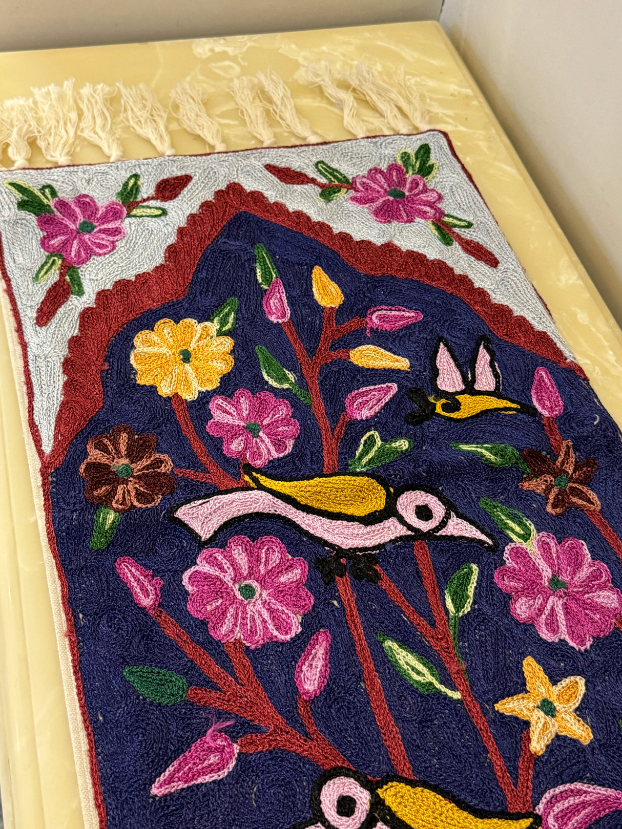 Kashmiri Embroidery Table Runner (48*12.5 inches)