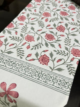 Blockprint Cotton Table Runner