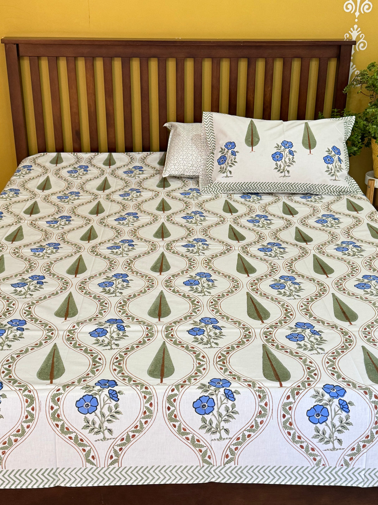 Blockprint Cotton Bedsheet