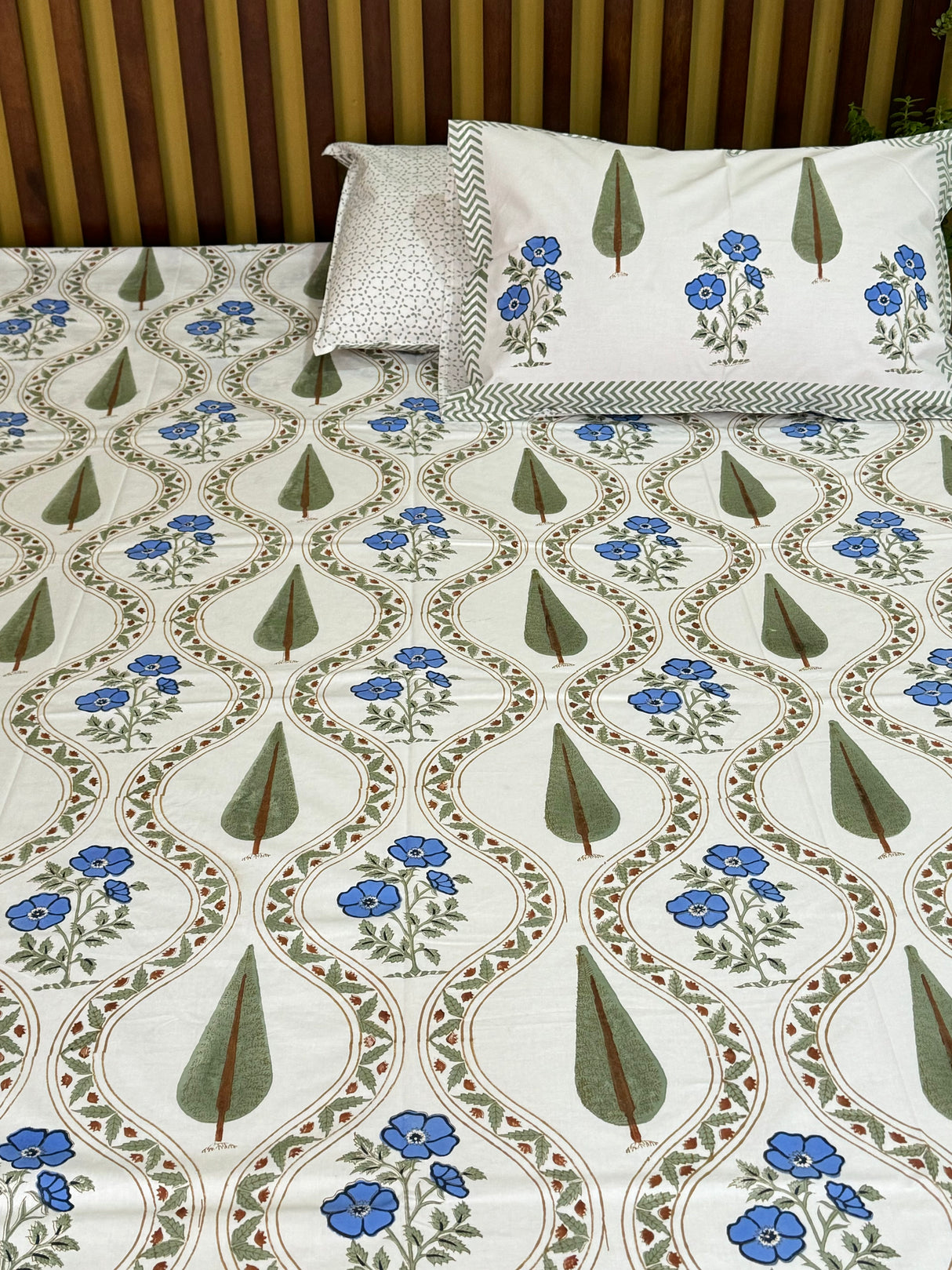 Blockprint Cotton Bedsheet