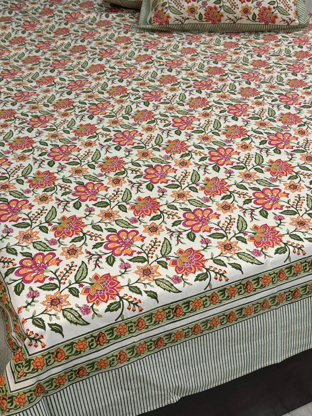 Blockprint Cotton Bedsheet