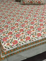 Blockprint Cotton Bedsheet