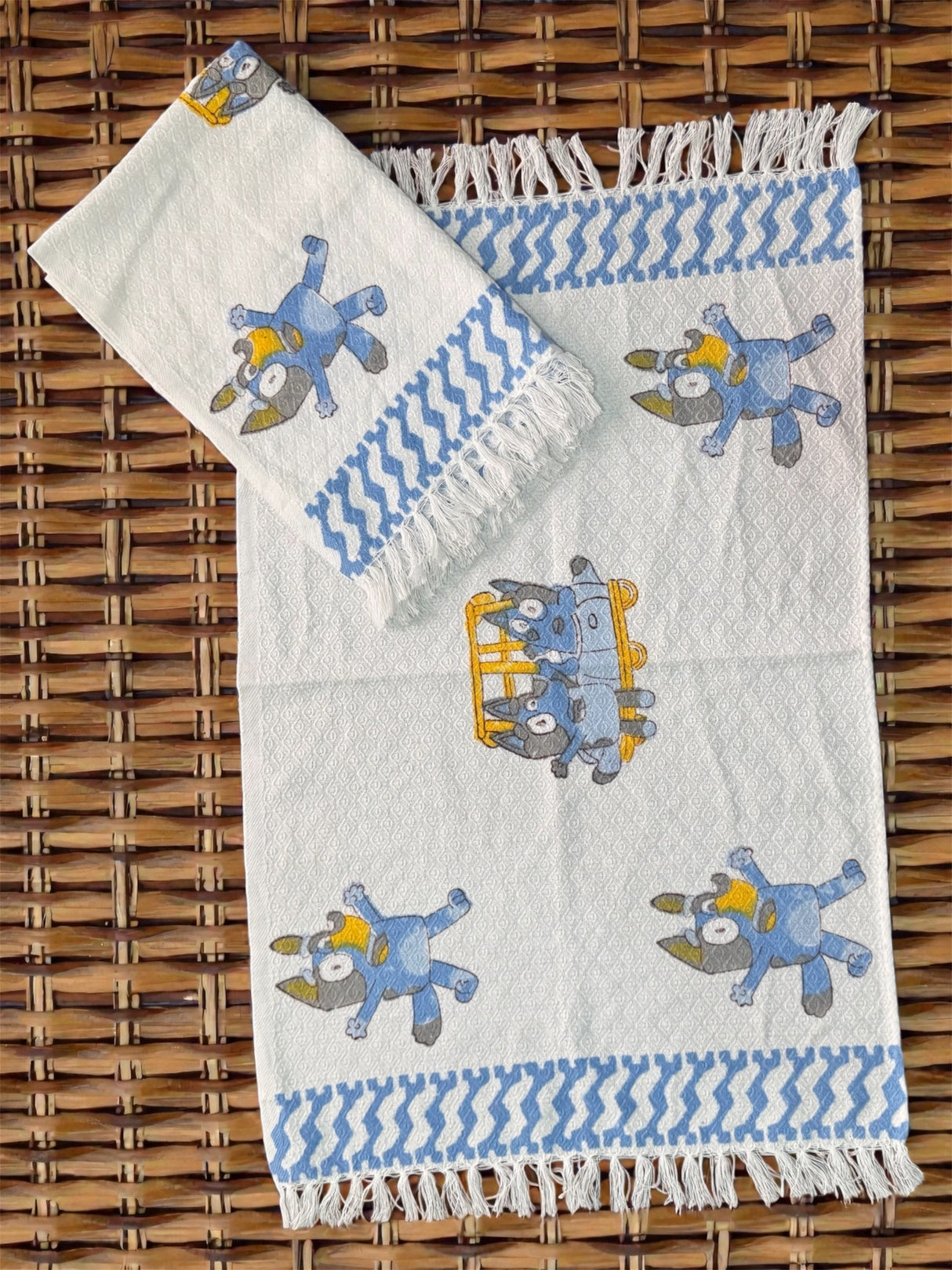 Playtime Cozy Kids Cotton Jacquard Towel Set