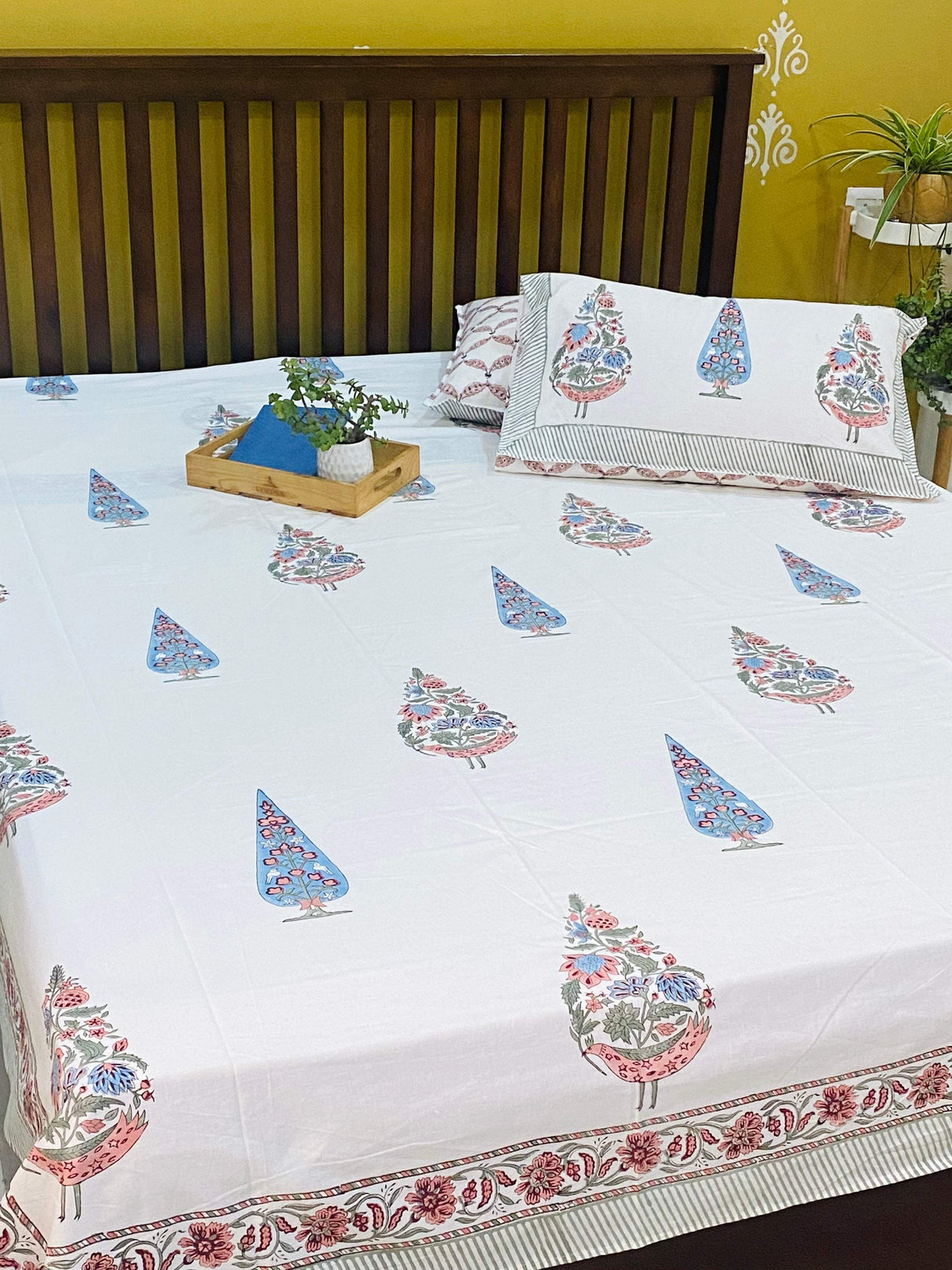 Blockprint Cotton Bedsheet