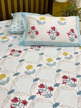 Blockprint Cotton Bedsheet