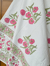 Blockprint Soft Waffle Cotton Towel (60-30 inches)