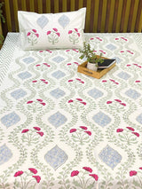 Blockprint Bedsheet & Quilt Set